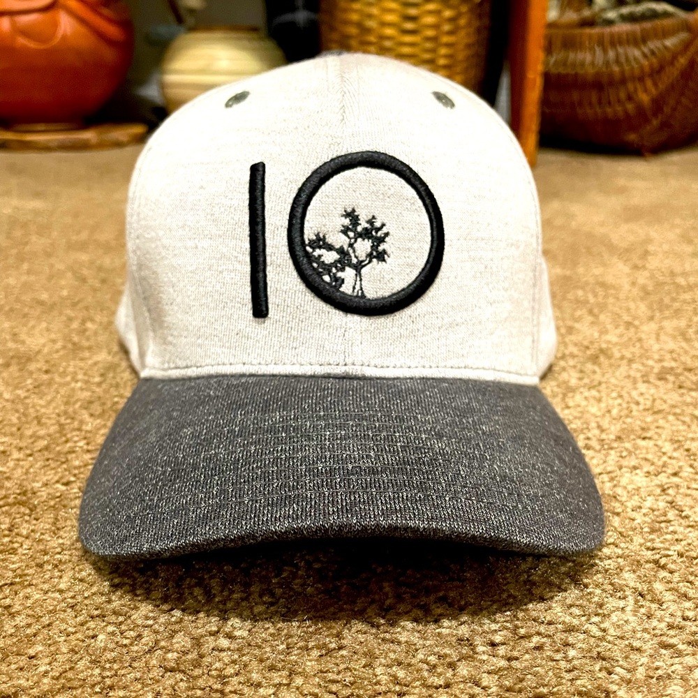 Tentree baseball cap hat in two-two grey heather mint condition GUC 10 tree!